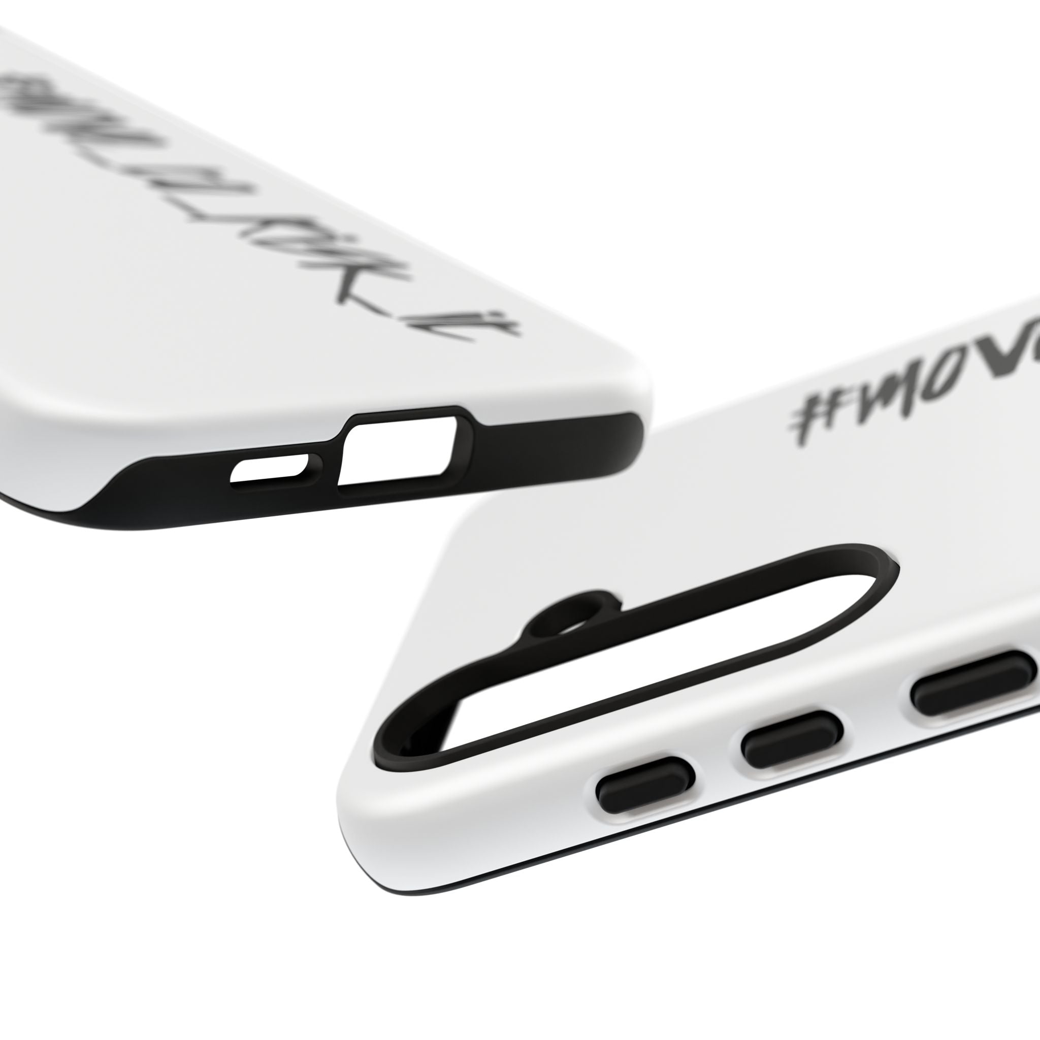 Coque rigide pour téléphone portable blanc