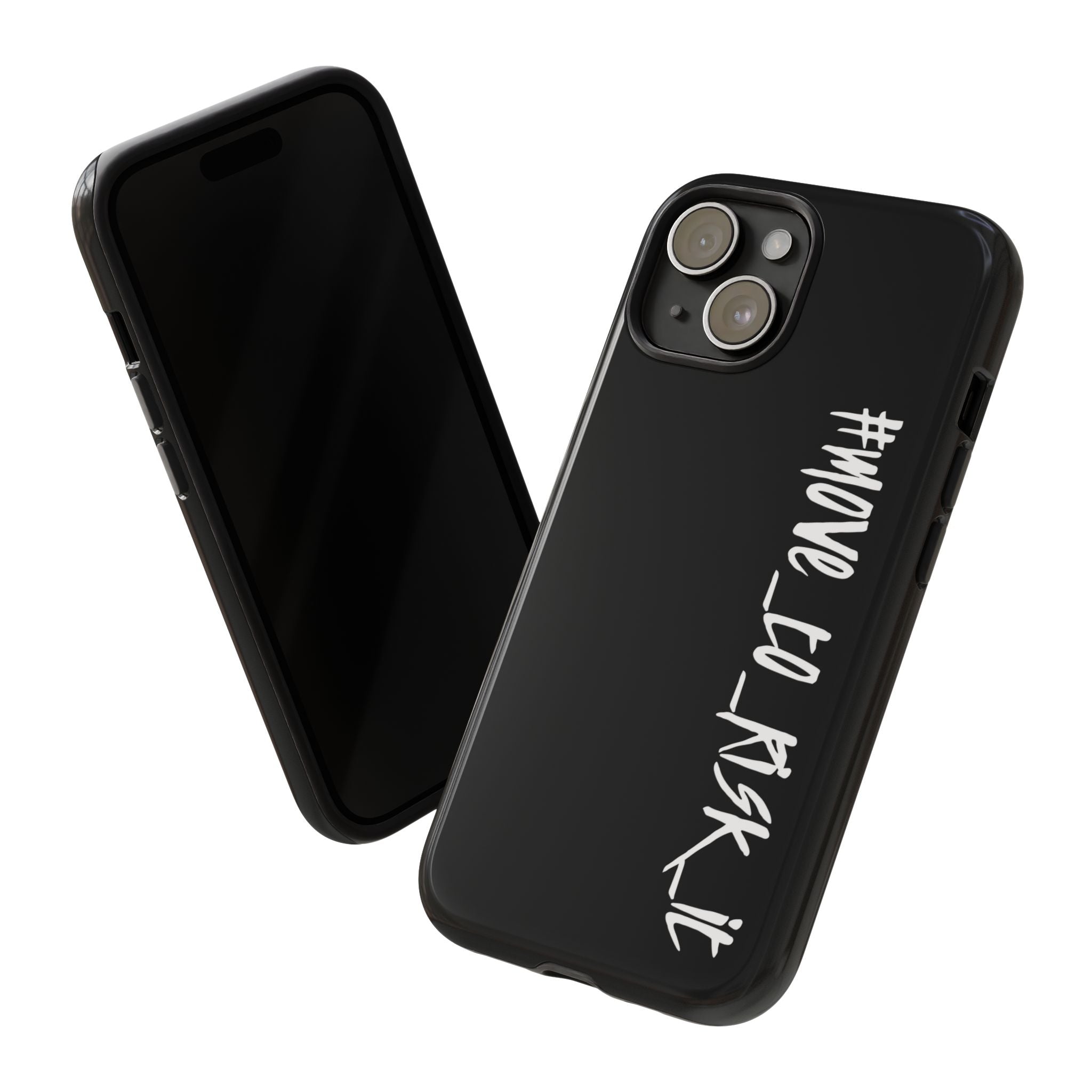 Coque rigide pour téléphone portable noir