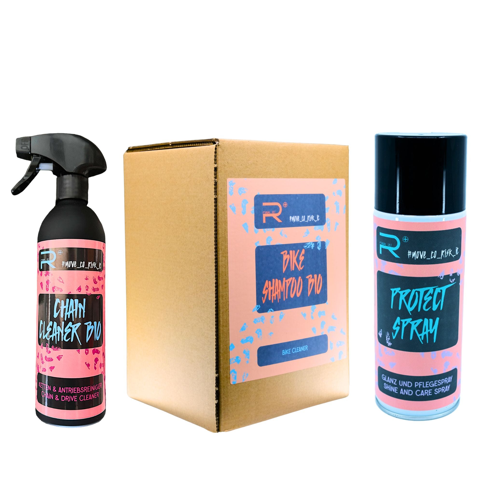 BIKE CLEANER SET + PROTECT SPRAY 