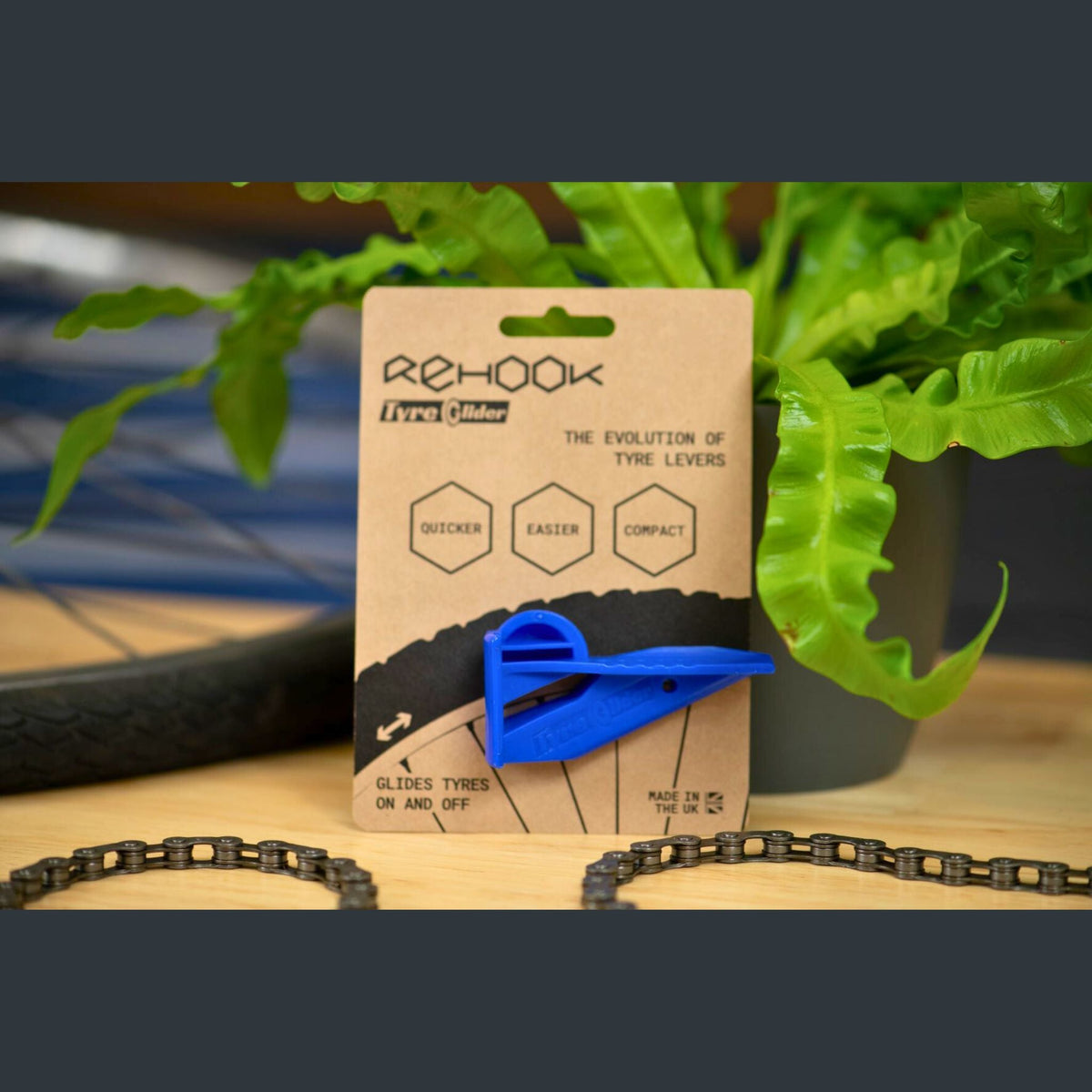 Rehook Tyre Glider tire lever